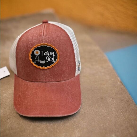 CINCH FARM GIRL TRUCKER HAT YOUTH - Picture 1 of 3